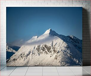 Πίνακας, Snow-Capped Mountain Peaks Χιονισμένες βουνοκορφές