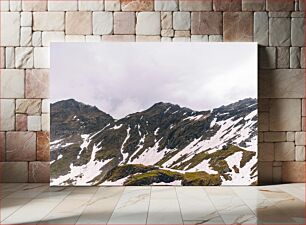 Πίνακας, Snow-capped Mountain Peaks Χιονισμένες βουνοκορφές