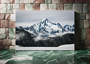 Πίνακας, Snow-capped Mountain Range Χιονισμένη Οροσειρά