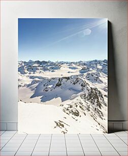 Πίνακας, Snow-Capped Mountain Range Χιονισμένη οροσειρά