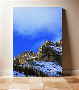 Πίνακας, Snow-Capped Mountains Under Blue Sky Χιονισμένα βουνά κάτω από το γαλάζιο του ουρανού