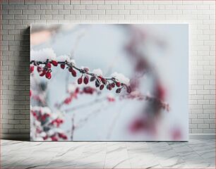 Πίνακας, Snow-Covered Berries Χιονισμένα μούρα