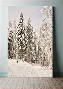 Πίνακας, Snow-Covered Forest Path Χιονισμένο δασικό μονοπάτι