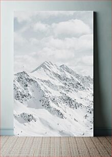 Πίνακας, Snow-covered Mountain in Winter Χιονισμένο βουνό το χειμώνα