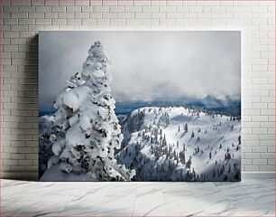 Πίνακας, Snow-Covered Mountain Landscape Χιονισμένο ορεινό τοπίο