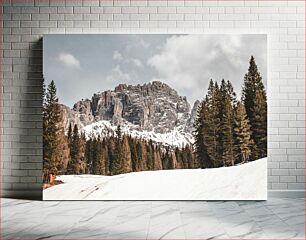 Πίνακας, Snow-Covered Mountain Landscape Χιονισμένο ορεινό τοπίο