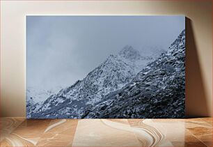 Πίνακας, Snow-Covered Mountain Peaks Χιονισμένες βουνοκορφές