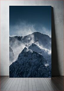 Πίνακας, Snow-Covered Mountain Peaks Χιονισμένες βουνοκορφές