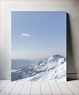 Πίνακας, Snow Covered Mountain Range Χιονισμένη Οροσειρά