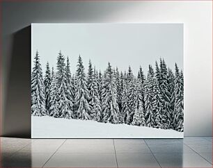 Πίνακας, Snow-covered Pine Forest Χιονισμένο πευκοδάσος