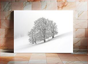 Πίνακας, Snow-Covered Trees in Winter Χιονισμένα δέντρα το χειμώνα