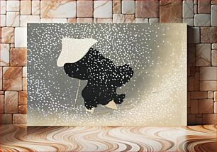 Πίνακας, Snow from Momoyogusa–Flowers of a Hundred Generations (ca. 1909–1910) by Kamisaka Sekka