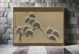 Πίνακας, Snow-laden Pine Boughs, Ogata Kenzan (1663-1743)
