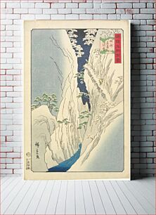 Πίνακας, Snow on the Kiso Gorge in Shinano Province