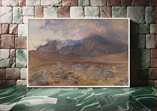 Πίνακας, Snowdon, after an April Hailstorm [or Snowdon through Clearing Clouds]