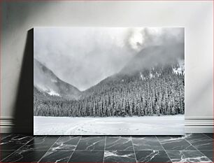 Πίνακας, Snowy Forest and Misty Mountains Χιονισμένο δάσος και ομιχλώδη βουνά