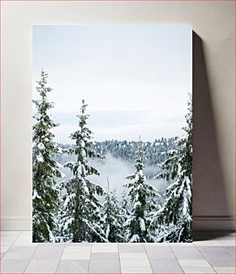 Πίνακας, Snowy Forest in Winter Χιονισμένο δάσος τον χειμώνα