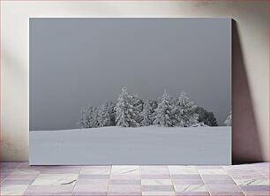 Πίνακας, Snowy Forest Landscape Χιονισμένο Δασικό Τοπίο