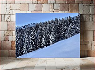 Πίνακας, Snowy Forest Landscape Χιονισμένο Δασικό Τοπίο