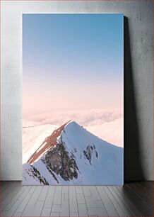 Πίνακας, Snowy Mountain at Sunrise Snowy Mountain at Sunrise