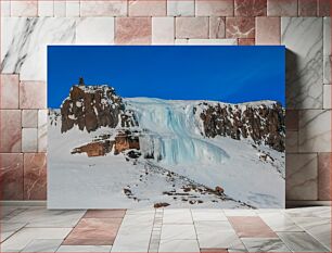 Πίνακας, Snowy Mountain Landscape Χιονισμένο Ορεινό Τοπίο