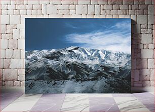 Πίνακας, Snowy Mountain Landscape Χιονισμένο Ορεινό Τοπίο