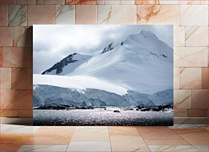 Πίνακας, Snowy Mountain Landscape Χιονισμένο ορεινό τοπίο