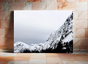 Πίνακας, Snowy Mountain Landscape Χιονισμένο Ορεινό Τοπίο