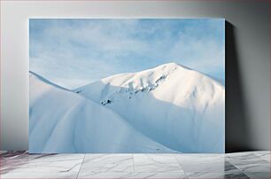 Πίνακας, Snowy Mountain Landscape Χιονισμένο ορεινό τοπίο