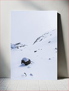 Πίνακας, Snowy Mountain Landscape Χιονισμένο Ορεινό Τοπίο