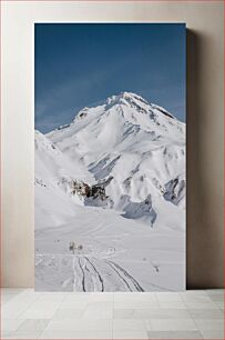 Πίνακας, Snowy Mountain Landscape Χιονισμένο Ορεινό Τοπίο