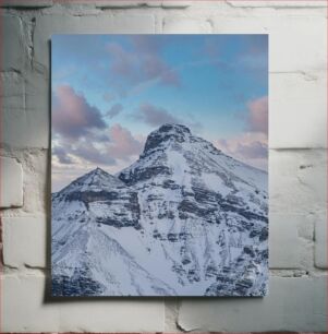 Πίνακας, Snowy Mountain Peaks at Dawn Snowy Mountain Peaks at Dawn