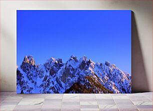 Πίνακας, Snowy Mountain Peaks Χιονισμένες βουνοκορφές