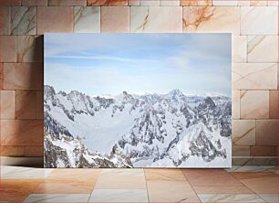 Πίνακας, Snowy Mountain Range Χιονισμένη Οροσειρά