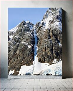 Πίνακας, Snowy Mountain Range Χιονισμένη οροσειρά