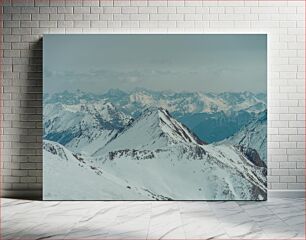 Πίνακας, Snowy Mountain Range Χιονισμένη οροσειρά