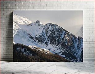 Πίνακας, Snowy Mountain Range Χιονισμένη Οροσειρά
