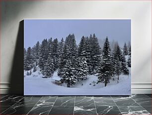 Πίνακας, Snowy Pine Forest Χιονισμένο πευκοδάσος