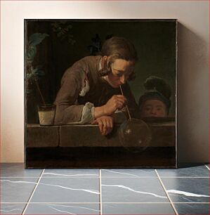 Πίνακας, Soap Bubbles by Jean Sim?on Chardin