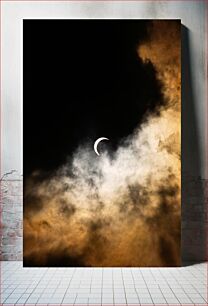 Πίνακας, Solar Eclipse Through Clouds Ηλιακή έκλειψη μέσα από σύννεφα
