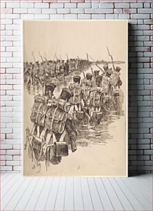 Πίνακας, Soldiers Marching in Water