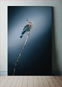 Πίνακας, Solitary Bird on a Branch Μοναχικό πουλί σε ένα κλαδί