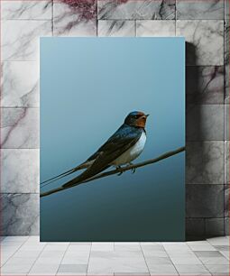 Πίνακας, Solitary Bird on a Wire Μοναχικό πουλί σε ένα σύρμα