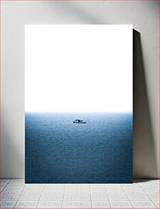 Πίνακας, Solitary Boat on the Sea Μοναχικό σκάφος στη θάλασσα