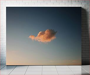 Πίνακας, Solitary Cloud at Dawn Μοναχικό σύννεφο την αυγή