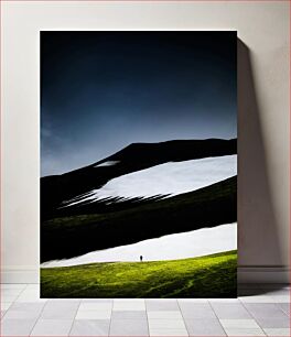 Πίνακας, Solitary Figure in a Mountain Landscape Μοναχική φιγούρα σε ορεινό τοπίο