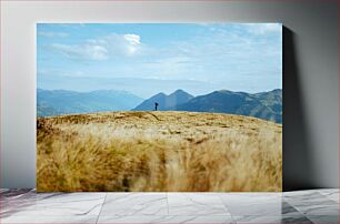 Πίνακας, Solitary Figure in Mountain Landscape Μοναχική φιγούρα σε ορεινό τοπίο