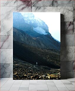 Πίνακας, Solitary Hiker in the Mountains Μοναχικός πεζοπόρος στα βουνά