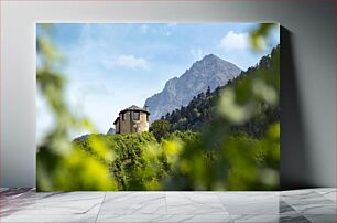 Πίνακας, Solitary House in the Mountains Μοναχικό σπίτι στα βουνά