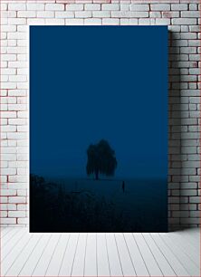 Πίνακας, Solitary Night Tree Μοναχικό Νυχτερινό Δέντρο